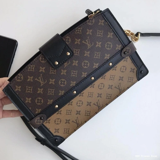 AAA Pruses Bags Vuitton CLUTCH TRUNK Louis 0712